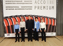 Баянисты на конкурсе в Белоруси